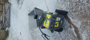 Elektro Motorschubkarre mieten Minidumper Dumper Akku elektrisch Raddumper Kippmulde leihen  Bild 11