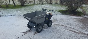 Elektro Motorschubkarre mieten Minidumper Dumper Akku elektrisch Raddumper Kippmulde leihen 