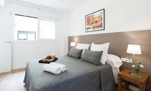Helles und funktionales Wohnung mit zwei Schlafzimmern