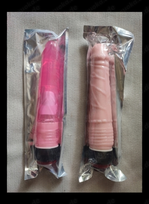 Stufenloser Vibrator mit und ohne Aderung, 22 CM Bild 2