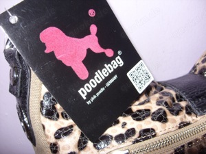 Poodlebag,  Handtasche, Damentasche, Tasche, Schultertasche, Pudeltasche POO-3 Bild 5