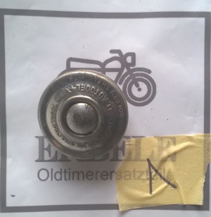 Siegas Tankdeckel Golden Shell mit 3 Klauen  für NSU Quick, Pony, D Rad Bj. 36-41