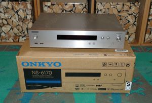 neuwertig ONKYO NS6170 Netzwerkplayer Silber