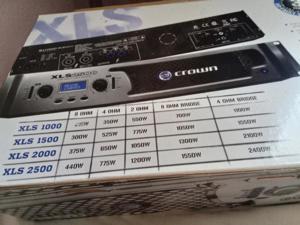 CROWN XLS 1500 Endstufe 2x 525 W  4 Ohm CLASS D Bild 3
