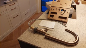 +++ Hansgrohe AXOR Starck Einhebel-Küchenmischer, brushed Gold optic, NEU! +++ 