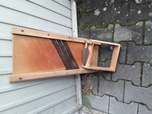 Krauthobel aus Holz 2 Messer
