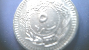 N4-Osmanische Münze 1 Stück ,Sultan Mehmed V Resat-1910(1327) 4.Reg.Jahr-5 Para-Festpreis 13  ,Topzu