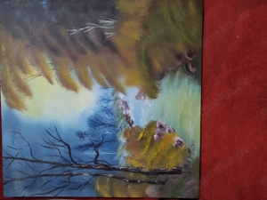 Ölbild Herbstlandschaft