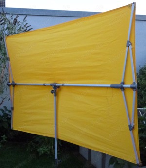 Sonnenschirm SUN COMFORT Flex roof ca. 210 x 150 cm leuchtend gelb rechteckig Sichtschutz Bild 3