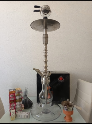 Shisha Edelstahl ++ viel  Zubehör 