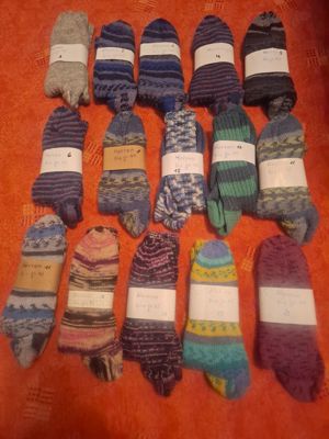 Strümpfe Hand Gestrickt NEU