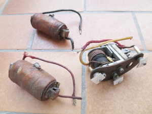 Victoria KR 26 und KR 26 N, 2 alte Spulen ein alter Regler der Noris MLZS Lichtmaschine