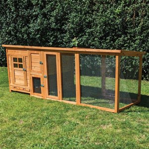 Hühnerstall Hühnerhaus extra Auslauf B214cm Prodaj24