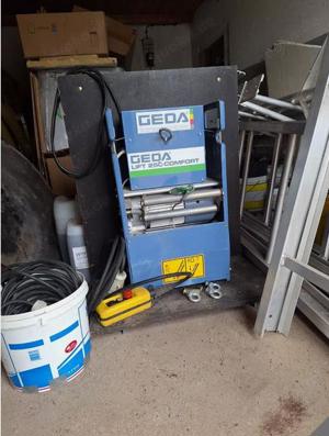 Dach-Auzug GEDA LIFT 250 Comfort,3x genutzt für PV-Module auf Dach gehoben Bild 2