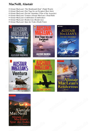 Sammlung 47 Bände (Konvolut) Alistair MacLean (u.a. Die Kanonen von Navarone; Eisstation Zebra)