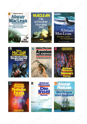 Sammlung 47 Bände (Konvolut) Alistair MacLean (u.a. Die Kanonen von Navarone; Eisstation Zebra) Bild 2