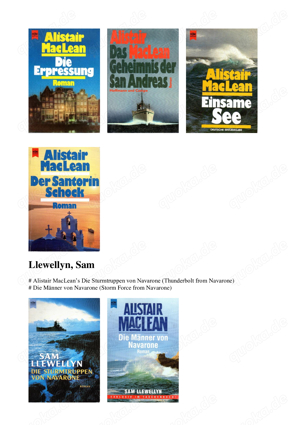Sammlung 47 Bände (Konvolut) Alistair MacLean (u.a. Die Kanonen von Navarone; Eisstation Zebra) Bild 3