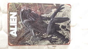 Alien Xenomorph 30 x 20 cm Blechschild Metallschild