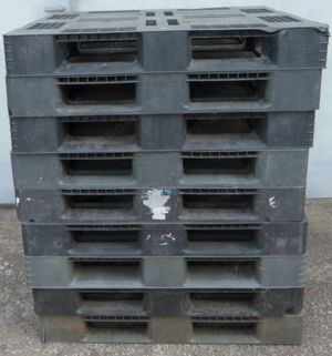 Kunststoffpalette, Palette aus Kunststoff, 1100 x 1100 mm, 110 x 110 cm, Kunststoffpaletten, Palette
