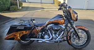 Harley Davidson StreetGlide FLHX Bagger TÜV SERVICE NEU  Bild 8