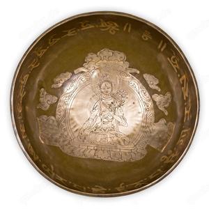 Klangschale aus Tibet mit Gravur: Weiße Tara Bild 2