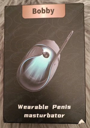 Tragbarer Penis Masturbator Bobby, Penisvibrator, neu