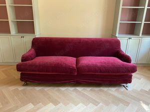 Nagelneues Sofa in Samt rot