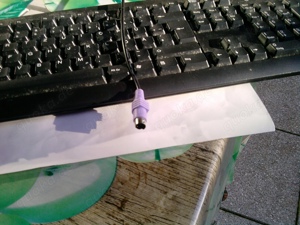  PC Tastatur kabelgebunden schwarz  Bild 2
