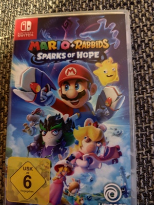 Nintendo Switch Mario und rabbits Sparks of hope
