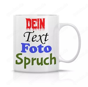 Personalisierte Tasse mit Text   Bilden oder Foto
