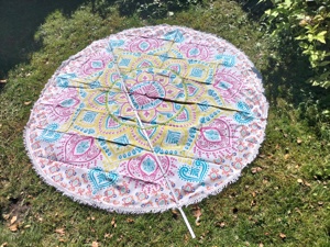 Neuware: verschiedene runde Decken für Tantra, Yoga, Strandtuch, Badetuch Bild 9