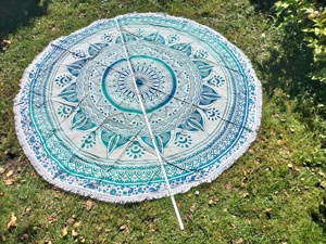 Neuware: verschiedene runde Decken für Tantra, Yoga, Strandtuch, Badetuch Bild 7