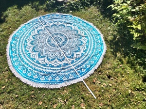 Neuware: verschiedene runde Decken für Tantra, Yoga, Strandtuch, Badetuch Bild 6