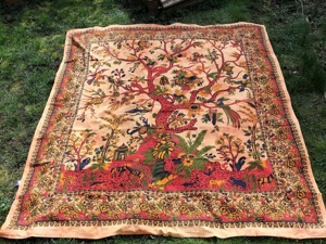 Neuware: Tagesdecke, Bettüberwurf, Wandbehang, Ritualdecke Tantra (Baumwolle) Bild 8