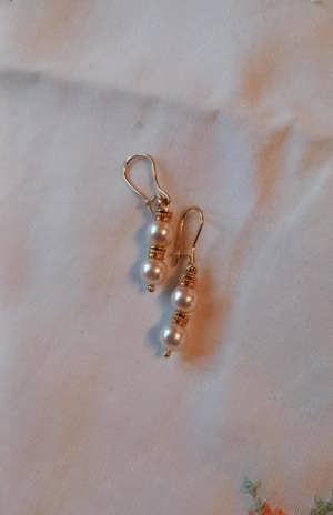 Ohrhänger 585 echt Gold Perlen Ohrringe 14 Karat neu !! Bild 3