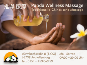 Panda Wellness Chinesische Tuina Massage in Aschaffenburg