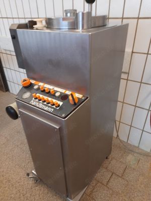 Handmann Kolbenfüller 30L fahrbar auf Edelstahlroller Bild 6