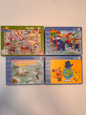 4 Puzzles für Kinder