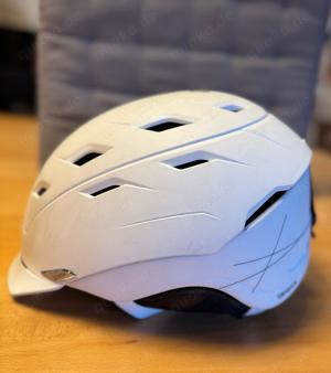 Skihelm Smith Variance LG 59cm-63cm weiss