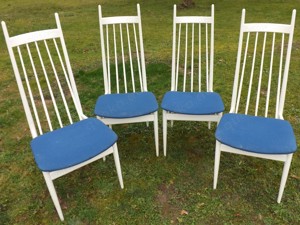 Vierer Satz Mid-Century Stühle, von Casala 1960 70. Gesamtpreis.