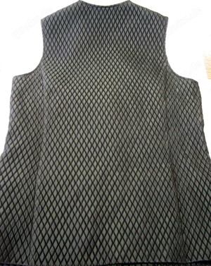 Elegante gesteppte Weste Gr. 40 dunkelgrün mit Rautenstruktur - Coordinates - NEU Bild 4