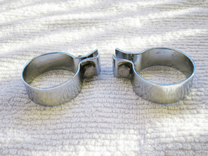 Victoria KR 26, KR 26 N Auspuffschellen mit Edelstahlschrauben und -muttern, Asbestschnur, Auspuff Bild 4