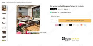 Gartenlounge Clara Gartensofa Lounge Set Neu Gartengarnitur Bild 2