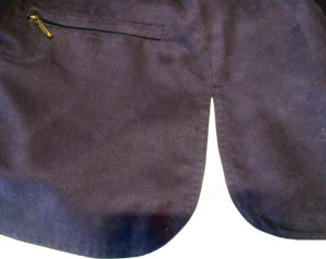 Jacke Blazer Blusenjacke Gr. 40 - dunkelblau - Finest Fashion Uptown - NEU Bild 3