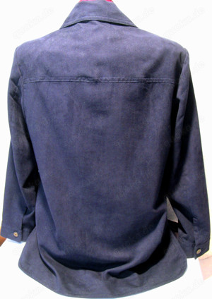 Jacke Blazer Blusenjacke Gr. 40 - dunkelblau - Finest Fashion Uptown - NEU Bild 5