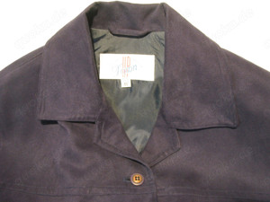 Jacke Blazer Blusenjacke Gr. 40 - dunkelblau - Finest Fashion Uptown - NEU Bild 4