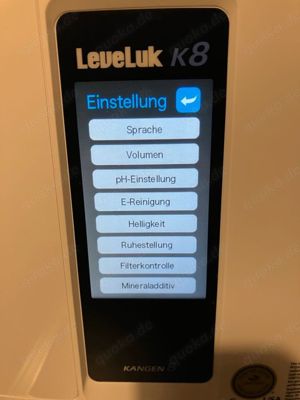 LEVELUK K-8 Kangen Wasser ENAGIC Wasserionisierer Bild 4
