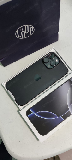 Iphone 16pro max 256gb neu titanschwarz