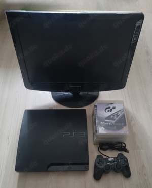 Playstation 3 Slim  PS3 mit LCD-TV 