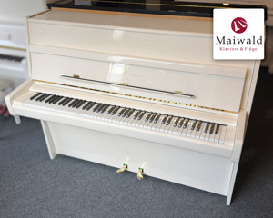 Steinway & Sons Z-114 Klavier, Bj. Hamburg 1973, weiß poliert